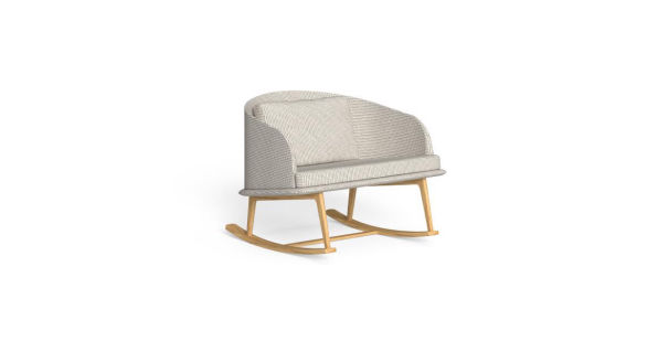 CleoSoft//Wood Rocking Chair