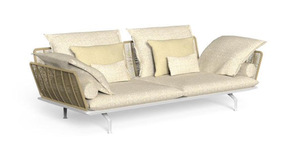 Cruise // Alu 3-seater sofa