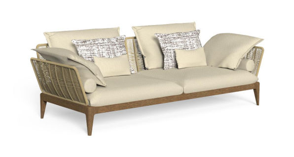 Cruise // Teak 3-seater Sofa