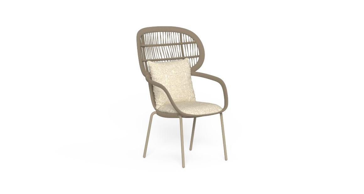 Panama Dining Armchair Hight Backrest